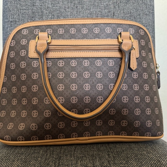 Giani Bernini Festive Brown Satchel - Picture 2 of 4